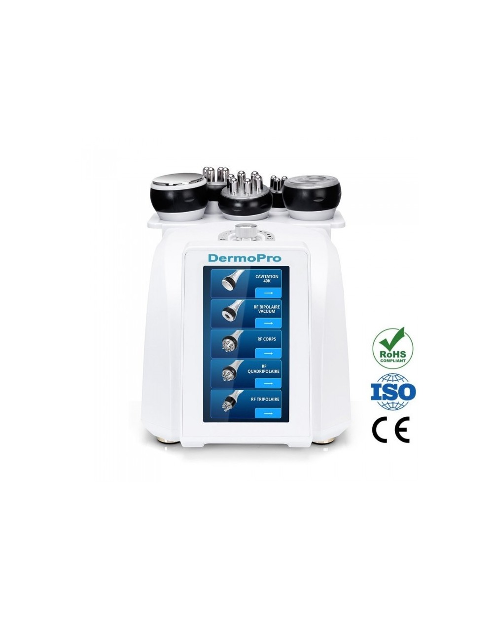 DERMOREF 3.1 Radiofréquence + Ultra Cavitation + vacuum + laser lipolyse. DERMOREF 3.1 Radiofréquence + Ultra Cavitation + vacuum + laser lipolyse.