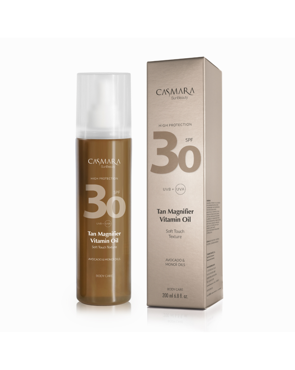 Sun beauty huile sèche activatrice de bronzage vitaminée anti-âge SPF30 Sun beauty huile sèche activatrice de bronzage vitaminée anti-âge SPF30