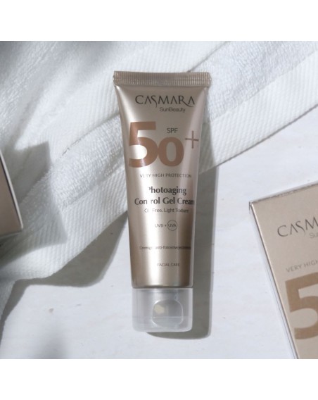 Sun beauty Crème gel anti-âge SPF50+ visage