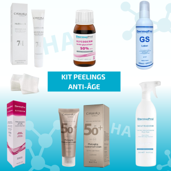 Kit Peeling Anti-Âge Complet – Soin Professionnel DermoPro