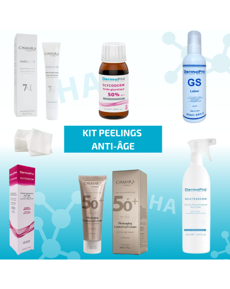 Kit Peeling Anti-Âge Complet – Soin Professionnel DermoPro