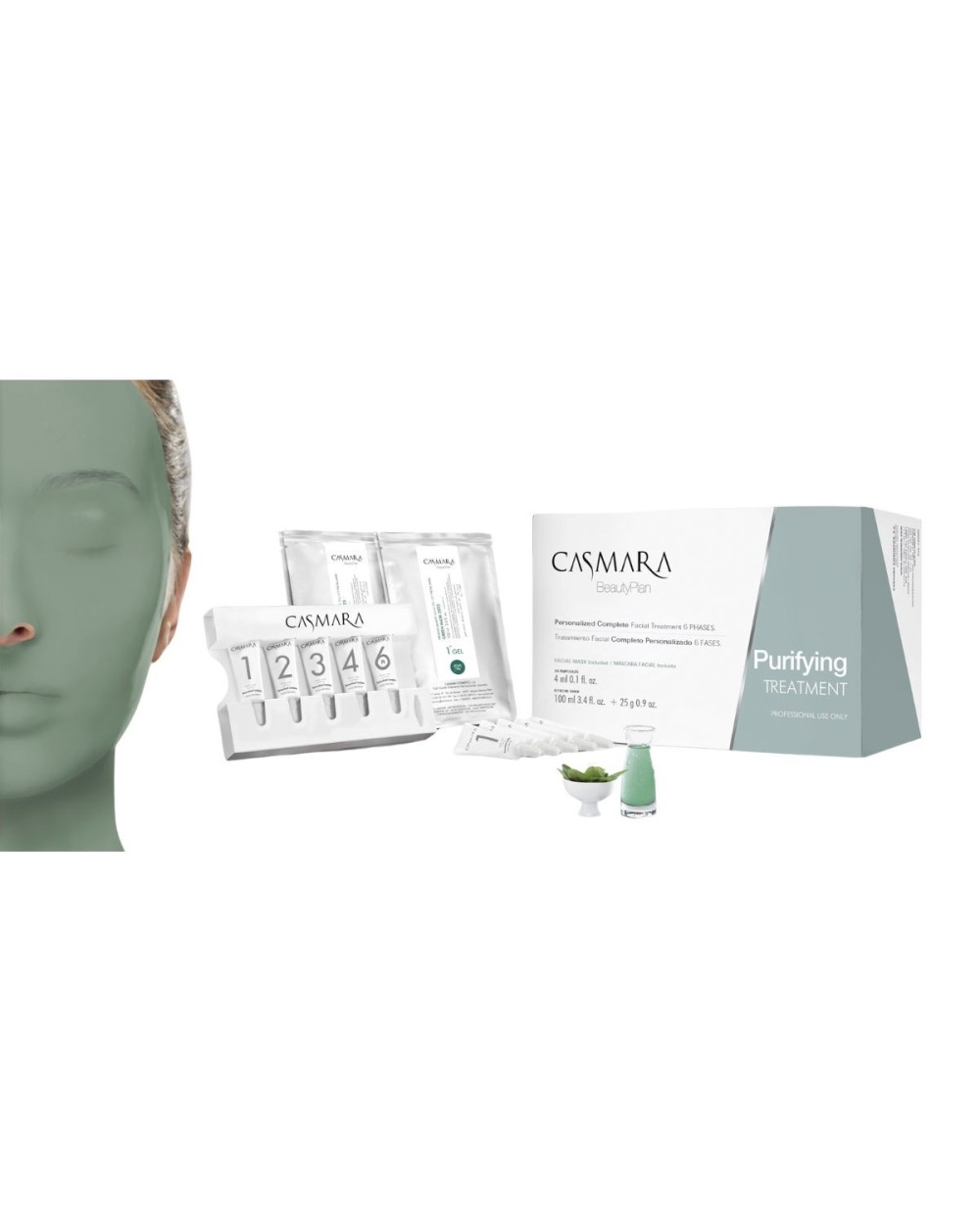CASMARA Traitement Purifying. 6 étapes (2 soins) CASMARA Traitement Purifying. 6 étapes (2 soins)