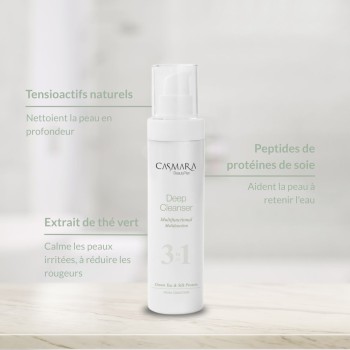 Nettoyant 3 en 1 Gel Moussant Dermatologique  150ml
