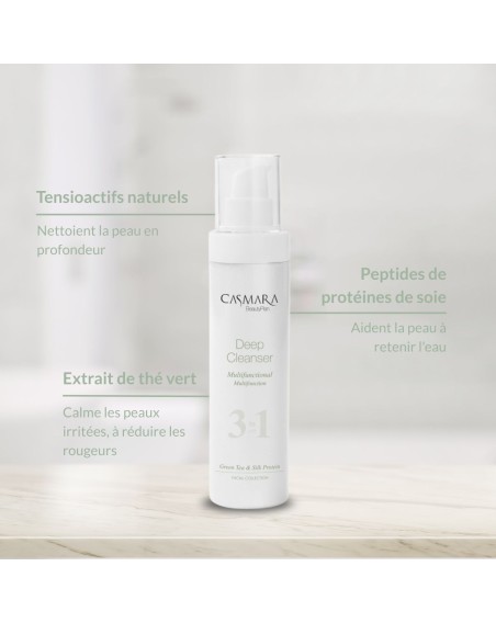 Nettoyant 3 en 1 Gel Moussant Dermatologique  150ml