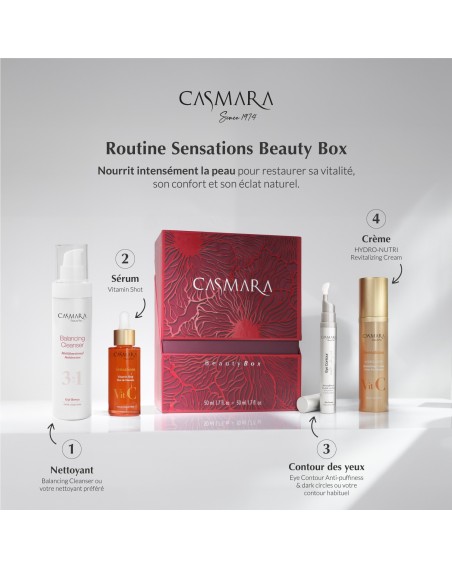 CASMARA Beauty Box XMas Sensations crème HYDRO-NUTRI + VITAMIN SHOT