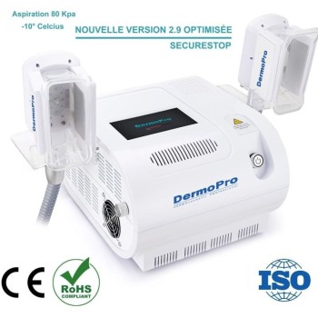 Cryolipolyse 2 têtes simultanées version 2.9 optimisée