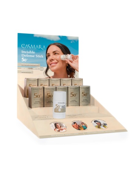 Présentoir Stick Invisible Defense anti-âge SPF50+ visage (10 unités + testeur)