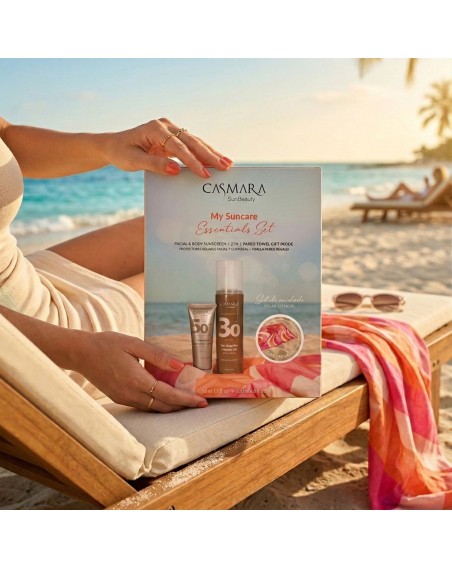 Sun Beauty Kit Solaire SPF50+ Visage + SPF30 Corps + Serviette
