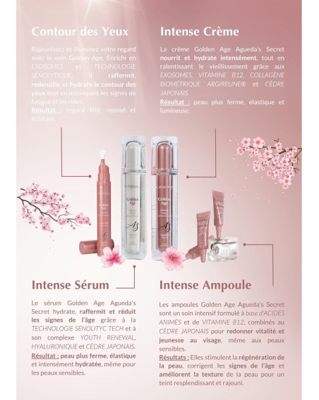 Lot de 10 doses d'essai Golden Age Sérum Intense