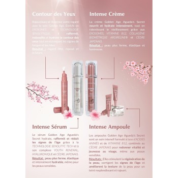 Lot de 10 doses d'essai Golden Age Crème Intense