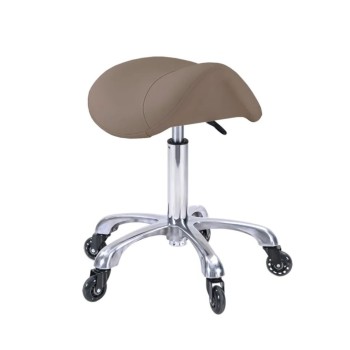 Tabouret ergonomique SILENT ORGANIC avec roulettes silencieuses
