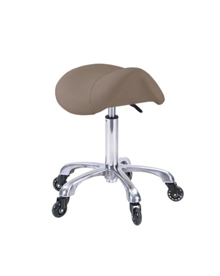 Tabouret ergonomique SILENT ORGANIC avec roulettes silencieuses