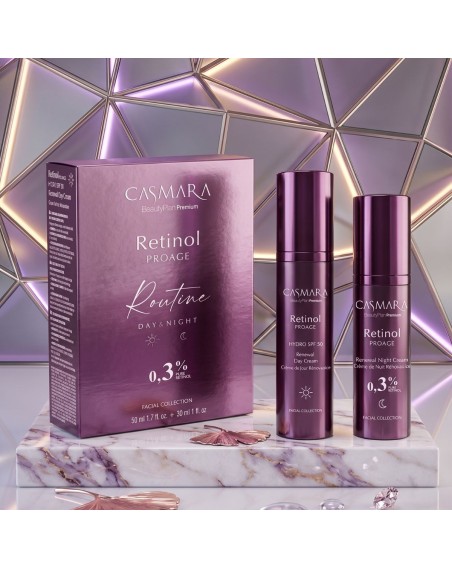 Retinol PROAGE – Crème Jour SPF50 & Crème Nuit Rétinol 0,15% / 0,30%