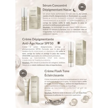 Lot de 10 doses d'essai Lightening Crème Flash Tone