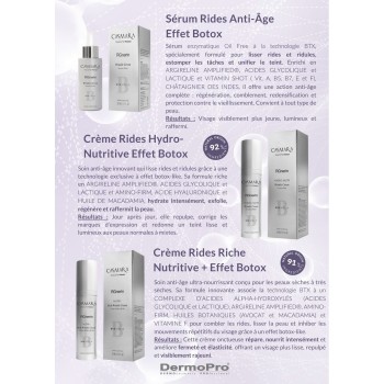 Lot 10 doses d'essai RGNERIN crème rides riche nutritive + effet Botox