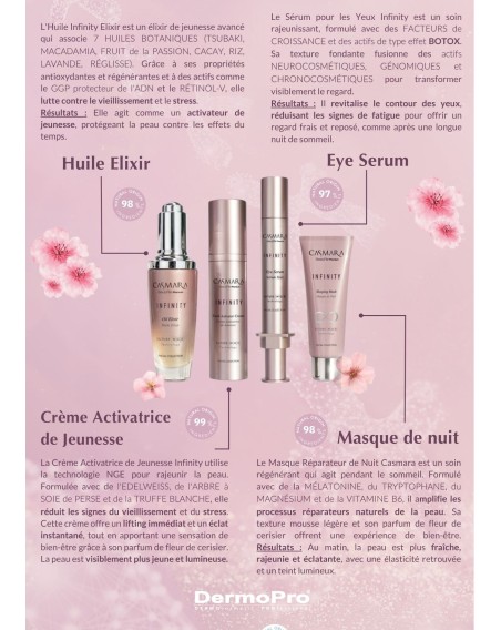 10 Doses d’Essai INFINITY Crème Jeunesse – Casmara