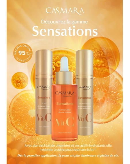 Lot 10 doses d’essai Casmara Sensations HYDRO-NUTRI Crème