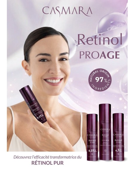 Lot de 10 doses d'essai Retinol PROAGE - Crème de jour rénovatrice SPF50