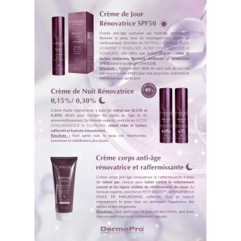 Lot de 10 doses d'essai Retinol PROAGE - Renewal Body Cream 2