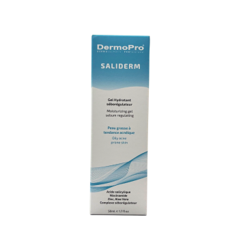 Saliderm gel hydratant peau grasse