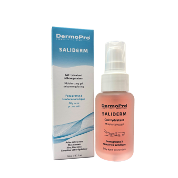 Saliderm gel hydratant peau grasse