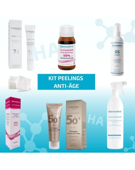 Kit Peeling Anti-Âge Complet – Soin Professionnel DermoPro