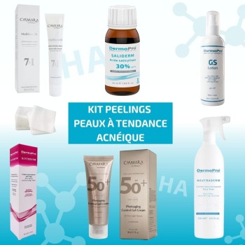Kit peeling peaux à tendance acnéiques - Soin professionnel DermoPro