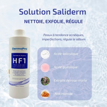 Hydro Peeling Saliderm HF1 – Nettoyage, Exfoliation & Régulation