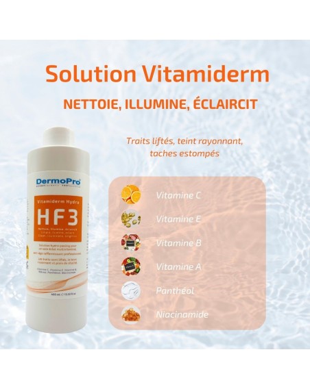Solutions Hydro Peeling HF1 à HF4 – Nettoyage, Exfoliation et Soin Ant
