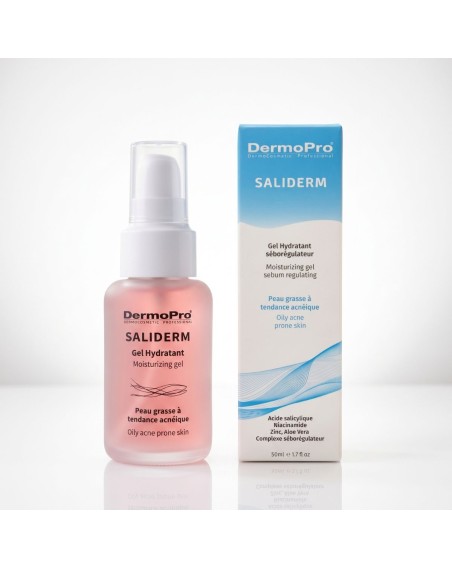 Saliderm gel hydratant peau grasse